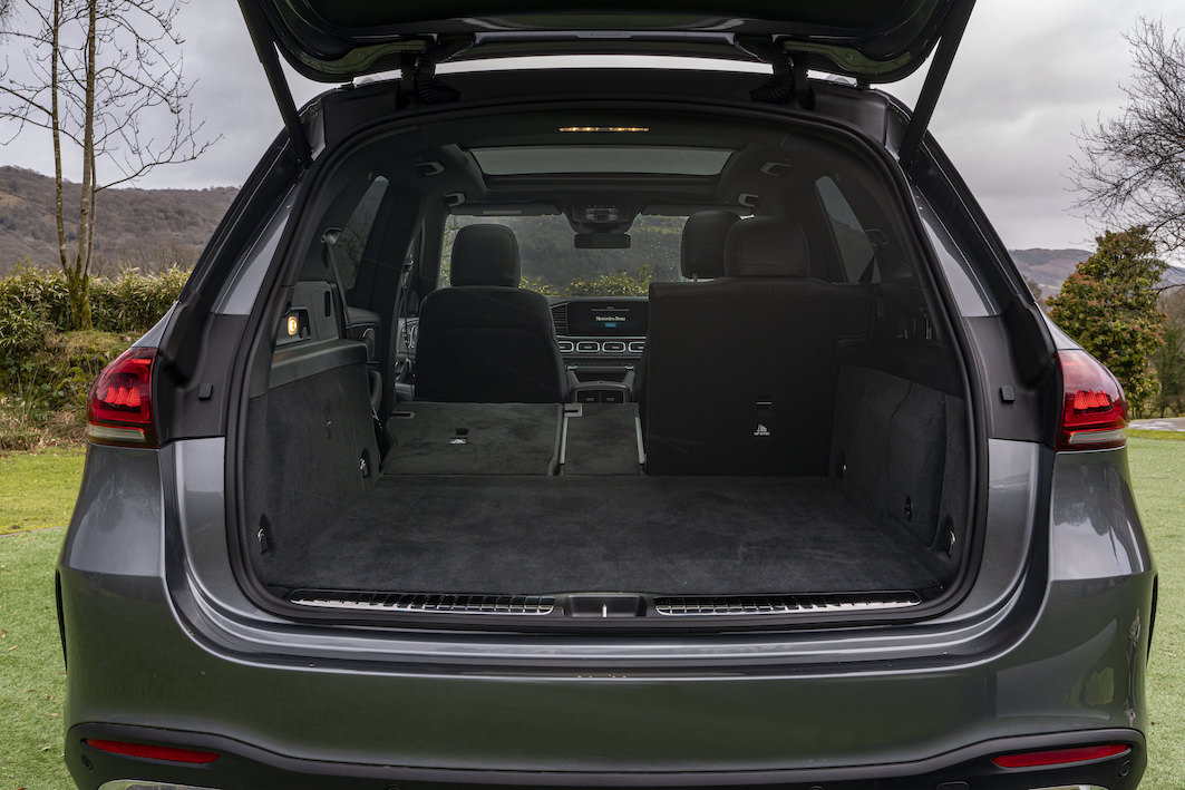 Mercedes-Benz GLE350de4MATIC boot / luggage area, seats folded