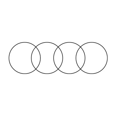 Audi car brand logo