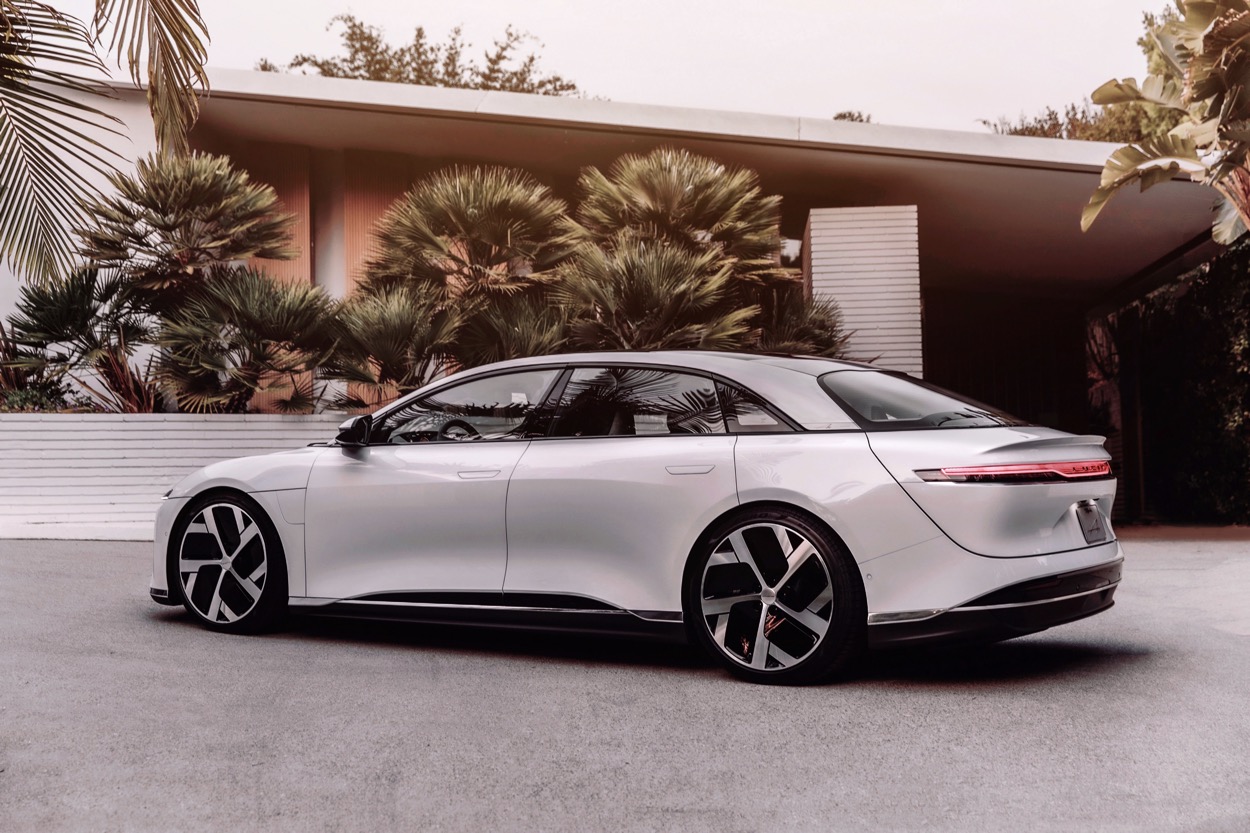 Lucid Air rear, static
