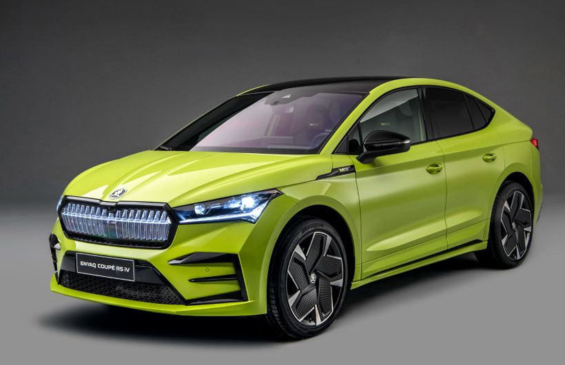 Swoopy coupe and new vRS performance range-topper join SKODA’s Enyaq ...