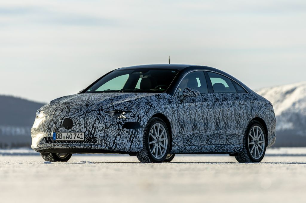 Mercedes CLA Prototype exterior design sleek modern style