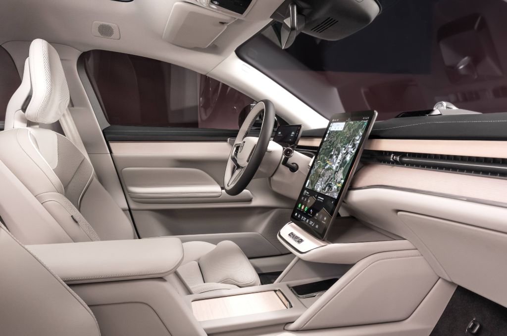 Volvo ES90 interior modern tech design